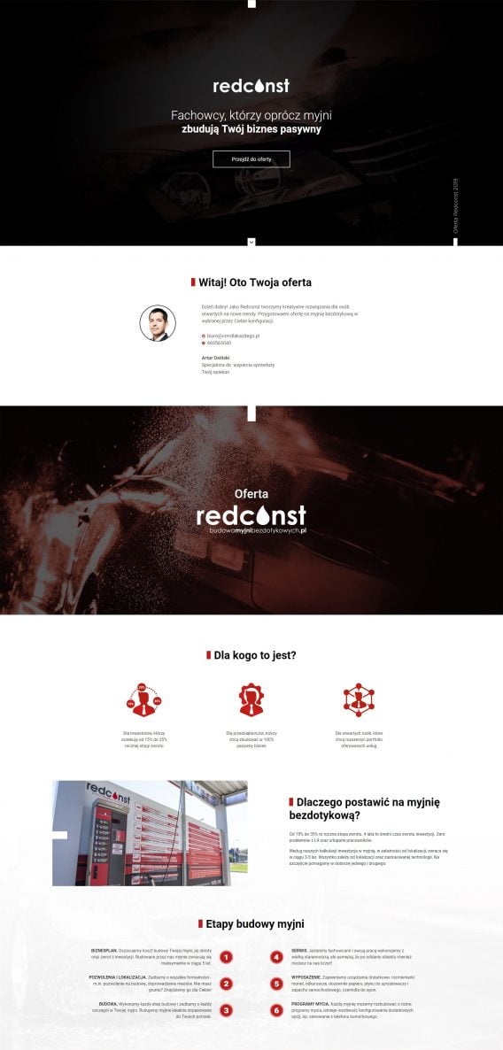Realizacja - RedConst – widok oferty
